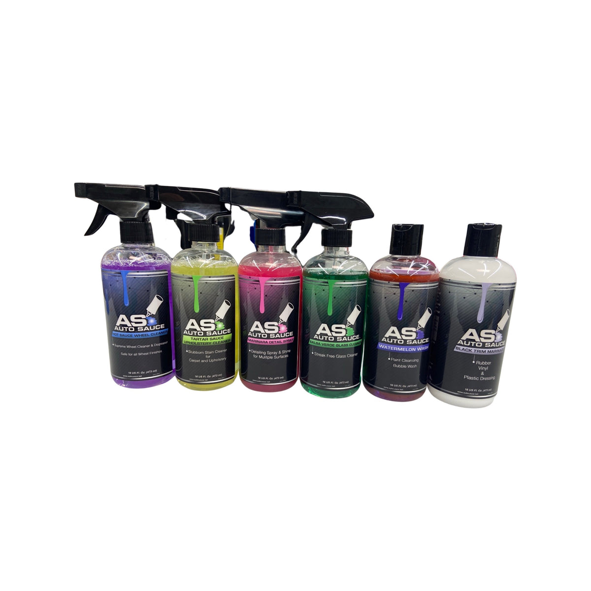 6 Pack of Sauce AUTO SAUCE DETAILING PRODUCTS